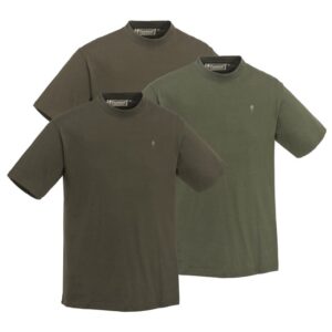 Pinewood 3-pak Green/Brown/Khaki T-Shirt XXL