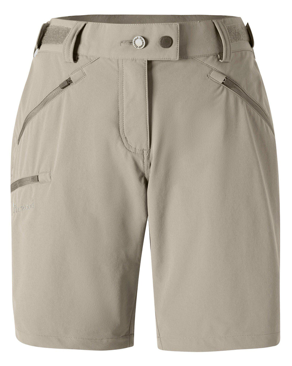 Pinewood Abisko Light Shorts W Mole brown 38