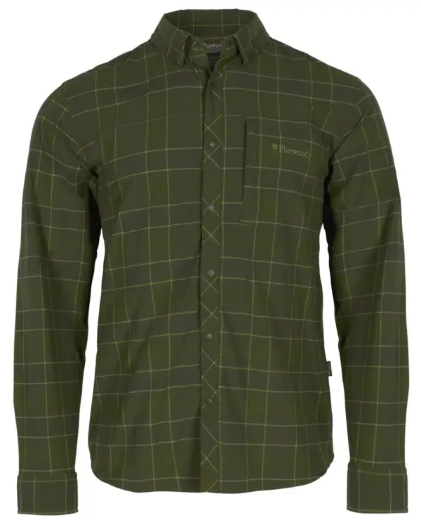 Pinewood Abisko Trekking Skjorte M Moss Green XL