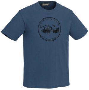 Pinewood Camp T-Shirt Blå L - Pinewood - Outdoor i Centrum