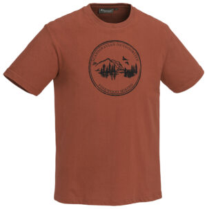 Pinewood Camp T-Shirt Terracotta XXL - Pinewood - Outdoor i Centrum