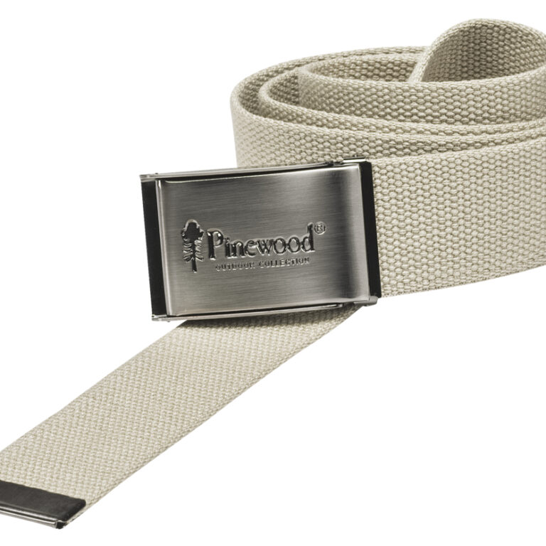 Pinewood Canvas Bælte Beige