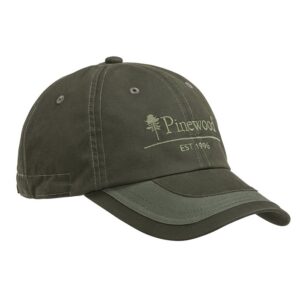 Pinewood Cap Extreme m/broderi, moss green - Baseball cap, kasket