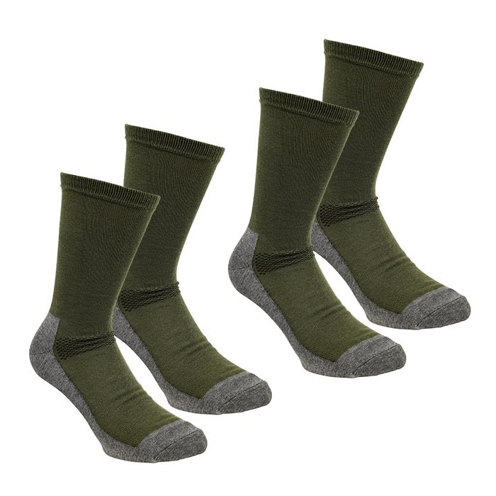 Pinewood Coolmax Liner strømper 2-par, grøn-37-39 - Herretøj