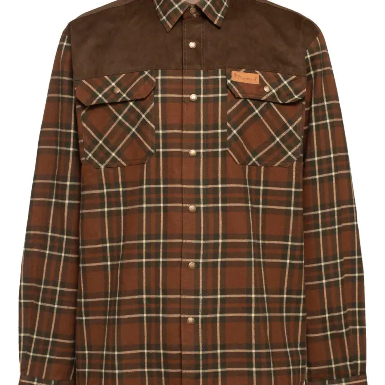 Pinewood Douglas Herre Skjorte Nougat/Beige XL