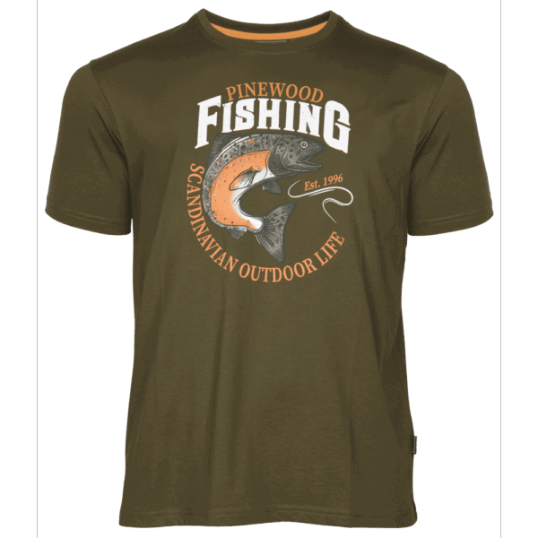 Pinewood Fish T-Shirt M Green M