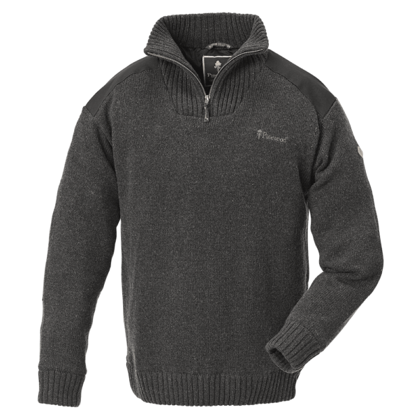 Pinewood Hurricane Herre Sweater Grey Melange XXXL - Pinewood - Outdoor i Centrum