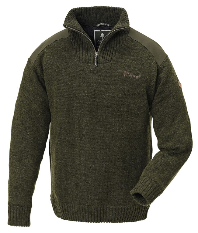 Pinewood Hurricane Vindtæt og Vandafvisende Sweater Dark Olive XXL