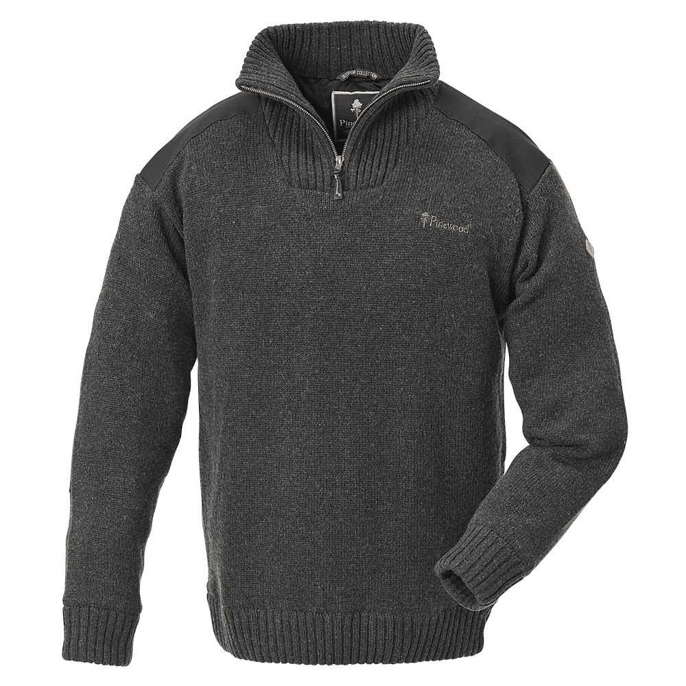 Pinewood Hurricane Vindtæt og Vandafvisende Sweater Grey Melange XXL