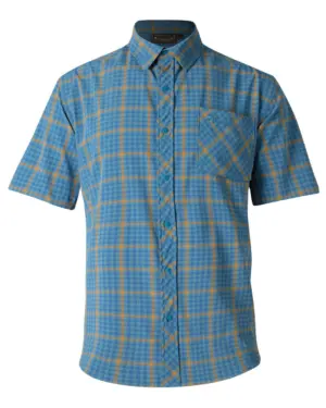 Pinewood Ourdoor S/S Herre Skjorte Blue L