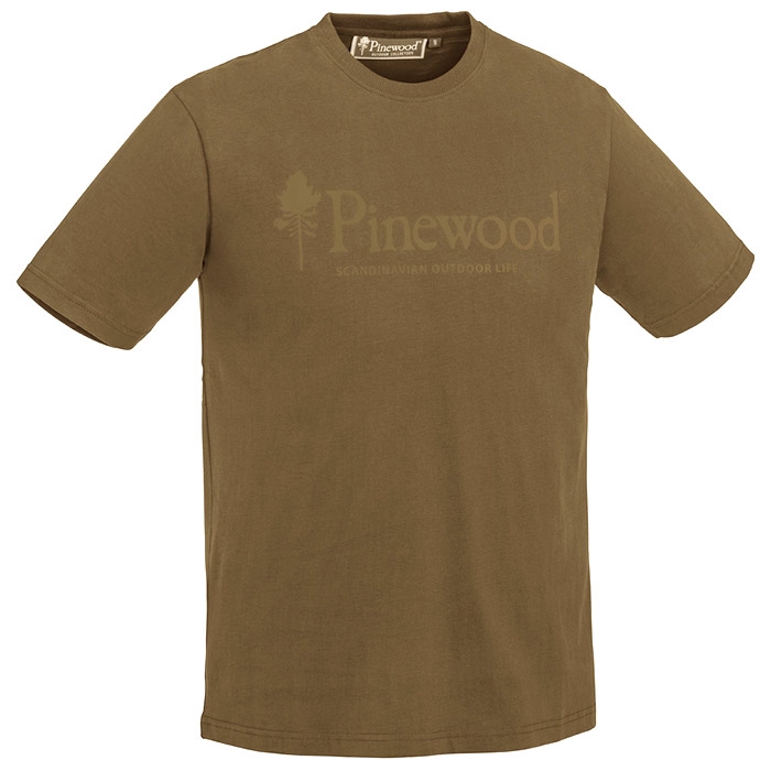 Pinewood Outdoor Life T-Shirt Herre / Mænd-h.green-3XL - T-Shirt, Polo-shirt