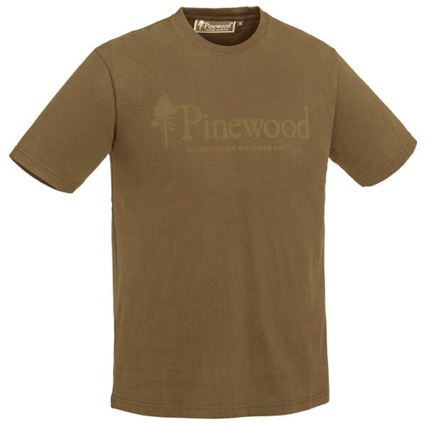 Pinewood Outdoor Life T-Shirt Men-h.green-L - T-Shirt, Polo-shirt