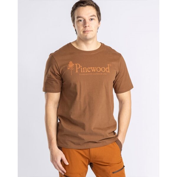 Pinewood Outdoor Life T-Shirt Men-nougat-L - T-Shirt, Polo-shirt