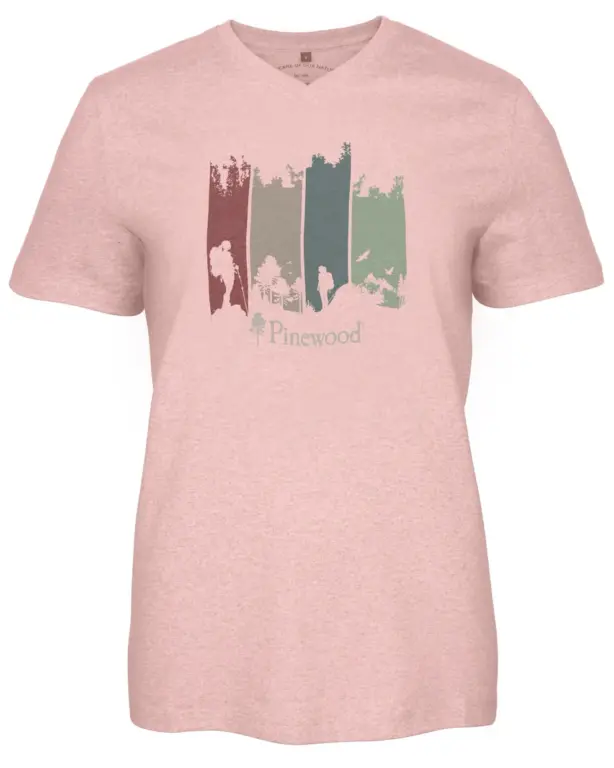 Pinewood Recycled T-Shirt W Pink XL