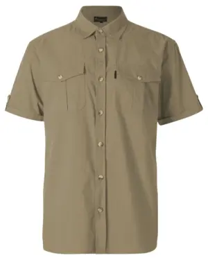 Pinewood Safari S/S Skjorte M Sand stone XL