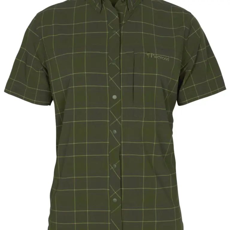 Pinewood Trekking Abisko Skjorte W Moss Green S