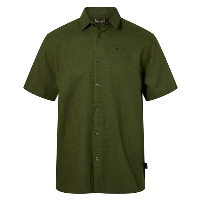 Pinewood Värnamo InsectSafe® Hemp Mix Herre / Mænd-pine green-2XL - Skjorter