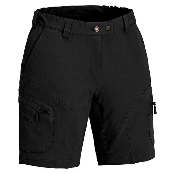 Pinewood Vildmark Stretch Shorts Dame, sort-38