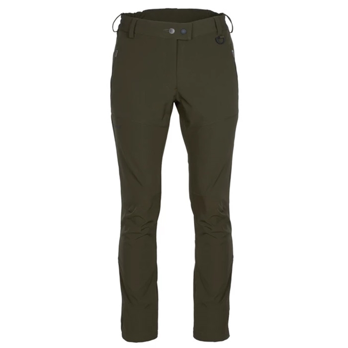 Pinewood Wilda Stretch Shell buks Dame, moss green-40 - Bukser