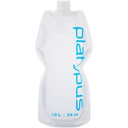 Platypus Soft Bottle, 1 ltr Foldbar Drikkeflaske Sort/Grå Drikkeflasker
