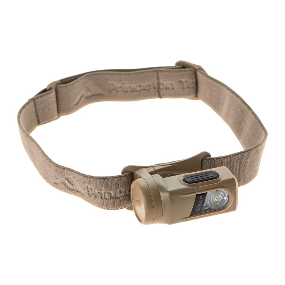 Princeton Tec Snap Solo 450 RW Pandelampe - Tan
