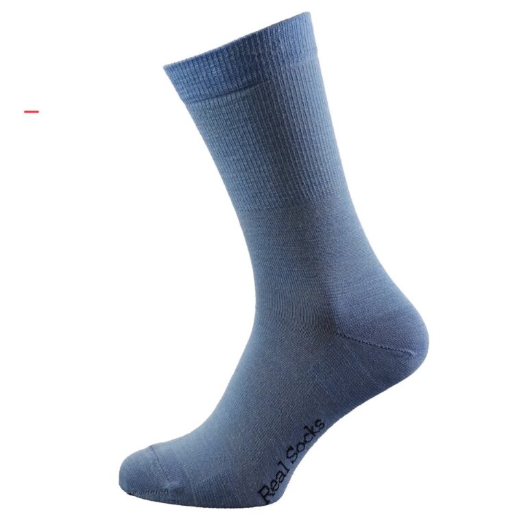 Real Socks Liner Kean Strømper Light Blue 40-43