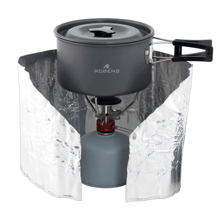 Robens Alufolie vindskærm - Madlaving