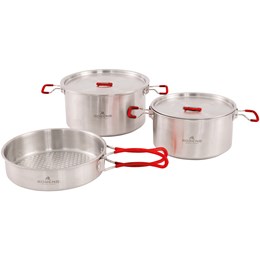 Robens Sierra Steel Cook Set L Grå Gryder