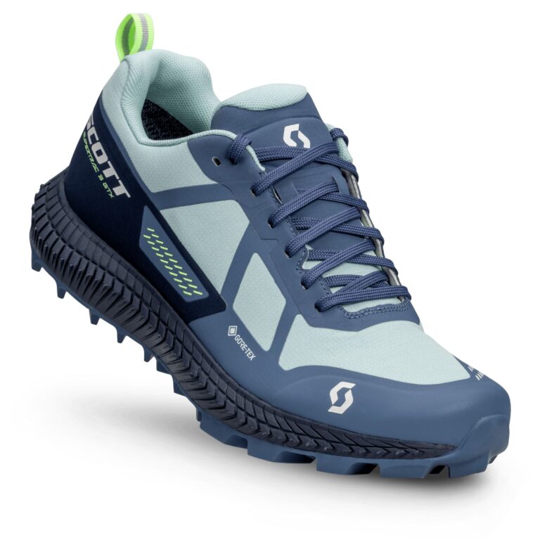 SCOTT Supertrac 3 GTX Dame sko Metal blue/Fresh green 41