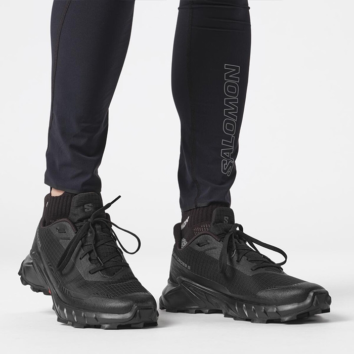 Salomon Alphacross 5 Herre / Mænd, black/black/ebony-43 1/3 / UK 9 - Vandresko
