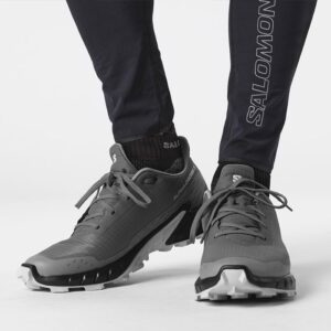 Salomon Alphacross 5 Herre / Mænd, pewter/black/ghost-42 / UK 8 - Vandresko