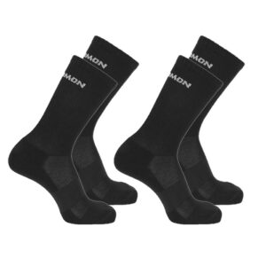 Salomon Evasion Crew 2-pack, black-39-41 - Sokker