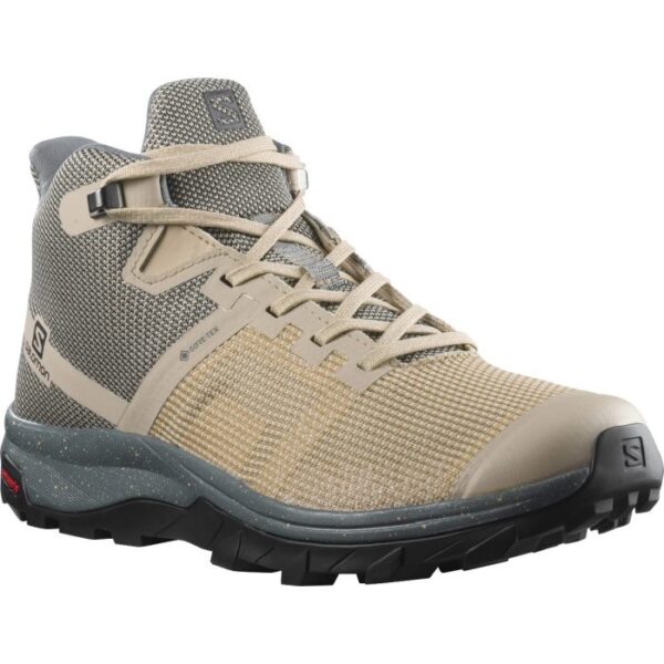 Salomon Outline Prism Mid GTX Woman, safari/StoWea-39 1/3 / UK 6 - Vandrestøvler