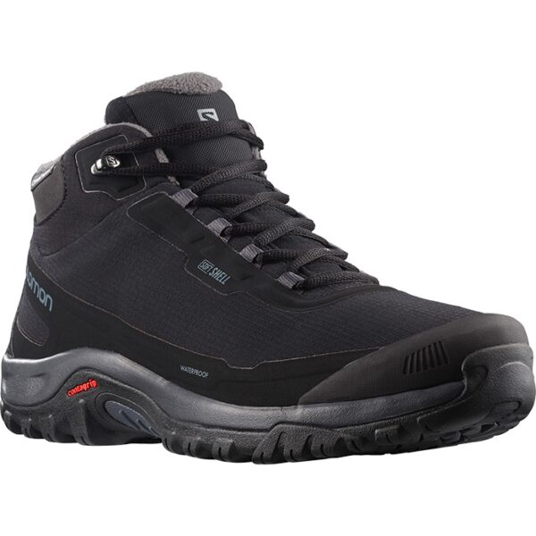 Salomon Shelter CS Waterproof Herre / Mænd Vinterstøvle, Sort/ebony/Sort-43 1/3 / UK 9 - Vintersko, vinterstøvler