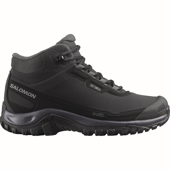 Salomon Shelter WP Kvinder / Damer Vinterstøvle, black/nine/exc- 36 / UK 3,5 - Vintersko, vinterstøvler