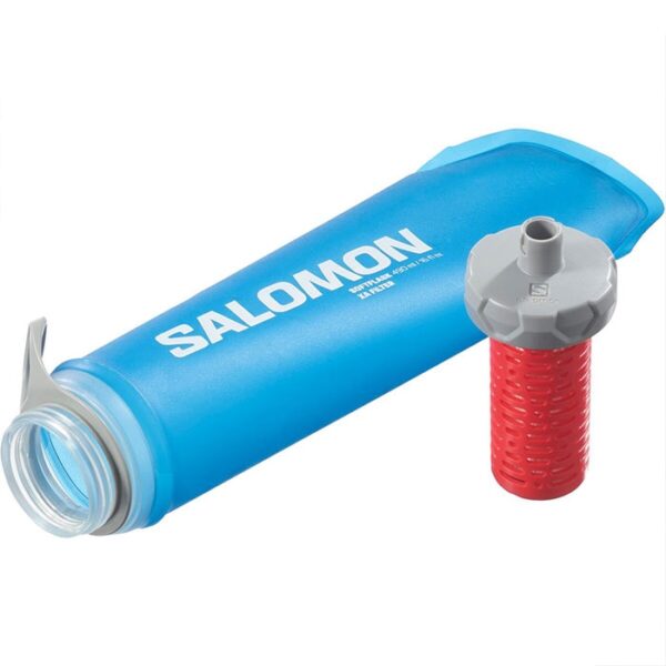 Salomon Soft Flask Filter 490ml, clear Blå - Drikkeflasker /-dunk