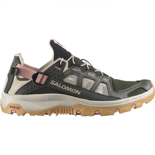 Salomon Techamphibian 5.0 Kvinder / Damer, peat/rainy/h.PBlå-36 2/3 / UK 4 - Sandaler