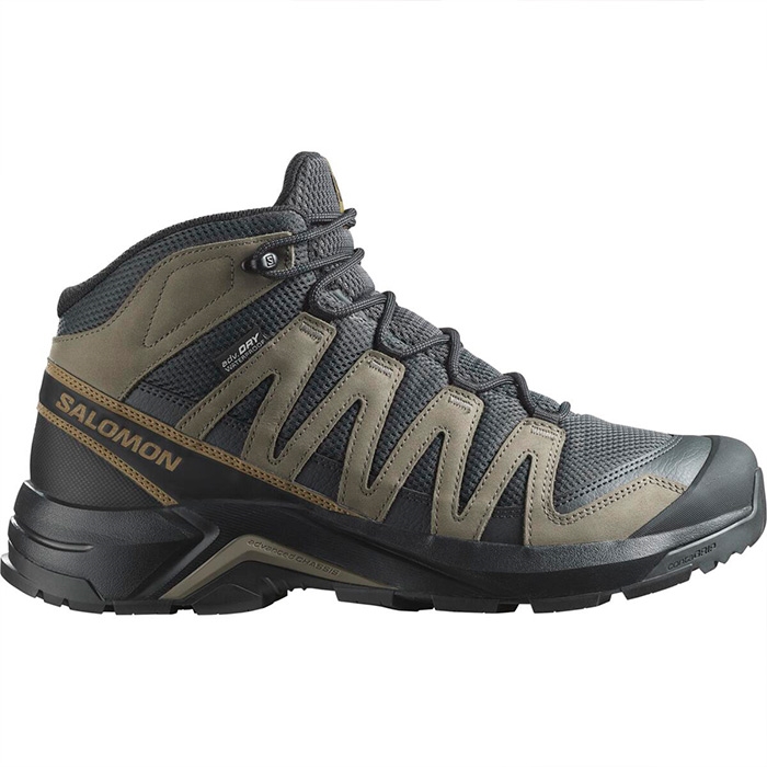 Salomon X-Adventure Recon Mid GTX Herre / Mænd, asphalt/falcon-44 / UK 9,5 - Vandrestøvler