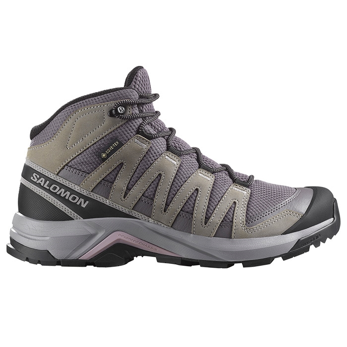 Salomon X-Adventure Recon Mid GTX Kvinder / Damer, excali/gull-42 / UK 8 - Vandrestøvler