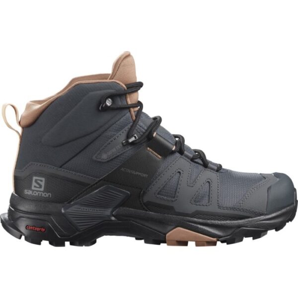 Salomon X Ultra 4 Mid GTX Woman, ebony/mocha-37 1/3 / UK 4,5 - Vandrestøvler