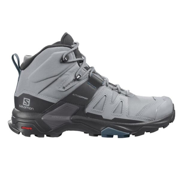 Salomon X Ultra 4 Mid GTX Woman, quarry/black/leg.-37 1/3 / UK 4,5 - Vandrestøvler