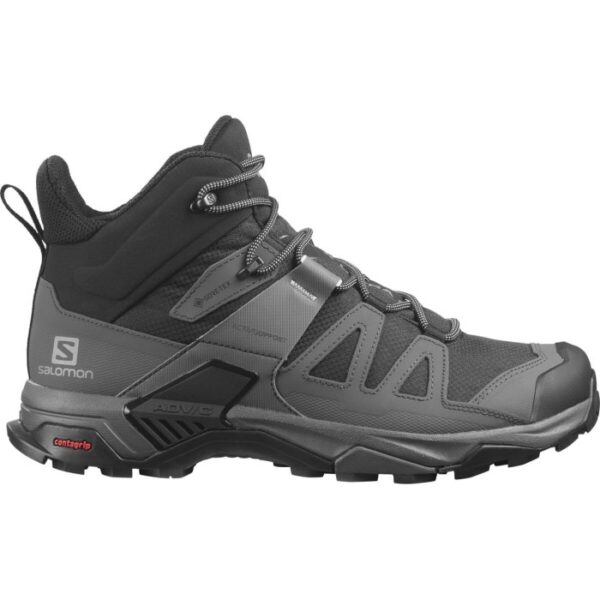 Salomon X Ultra 4 Mid Wide GTX Herre / Mænd, black-44 / UK 9,5 - Vandrestøvler