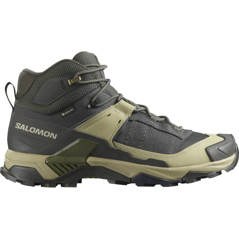 Salomon X Ultra 5 Mid GTX Herre EU 42 Grå/Grøn Vandrestøvler
