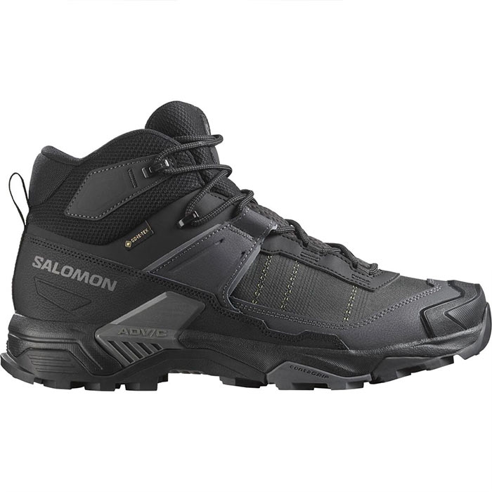 Salomon X Ultra 5 Mid GTX Herre / Mænd, black/asphalt-46 / UK 11 - Vandrestøvler
