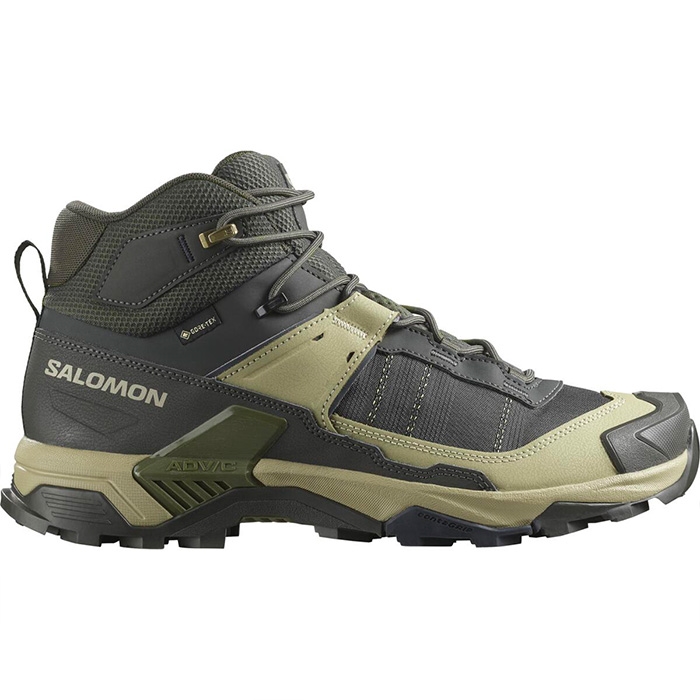 Salomon X Ultra 5 Mid GTX Herre / Mænd, peat/gray green-44 / UK 9,5 - Vandrestøvler