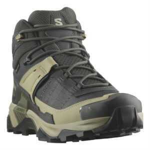 Salomon X Ultra 5 Mid GTX Mens, Peat / Gray Green