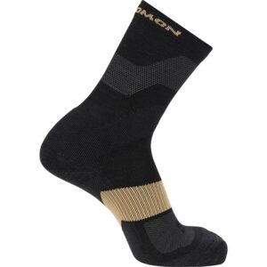 Salomon X Ultra Crew socks 54% uld, black/kelp-39-41 - Sokker