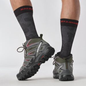 Salomon X Ultra Pioneer Mid GTX Herre / Mænd, peat/q. shade-45 1/3 / UK 10,5 - Vandrestøvler