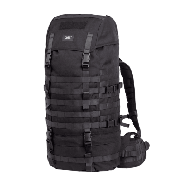 Savotta Jääkäri L | Vandrerygsæk 55 liter - til Vandreture Og Outdoor Eventyr - Sort