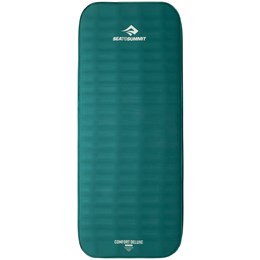 Sea to Summit Comfort Deluxe SI Mat Large Rectangular Wide Selvoppustende Liggeunderlag Unisex Grøn/Blå/Hvid/Sort Selvoppustende underlag